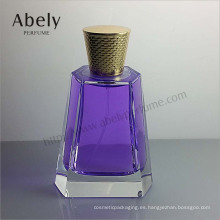 Botella de perfume pulida de lujo del vidrio de espray para unisex